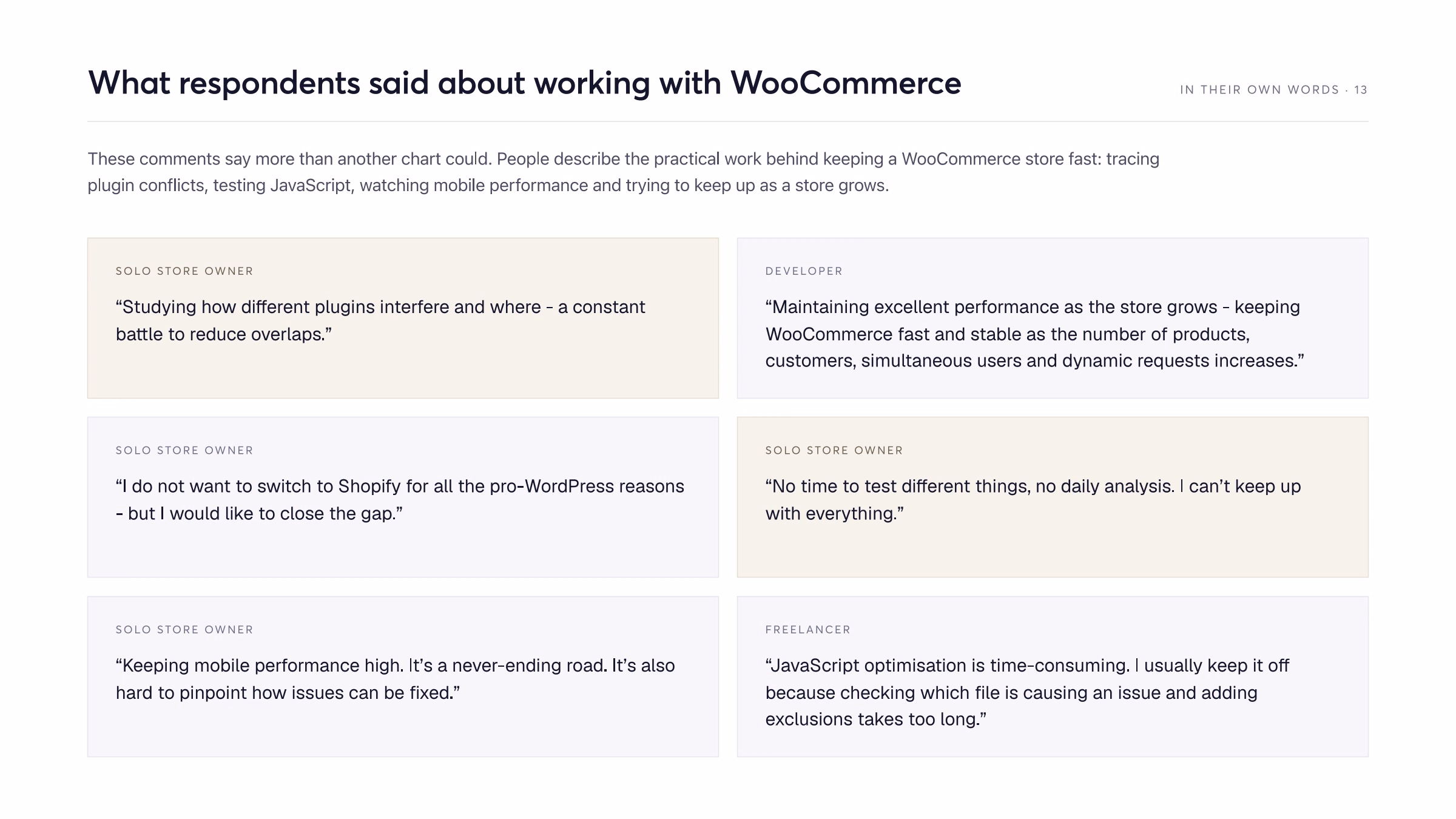 The State of the Woo Ecosystem 2026 report, page 13
