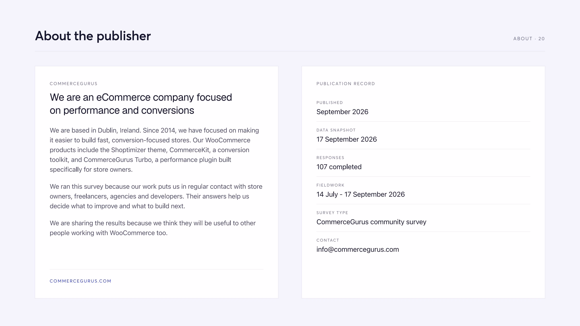 The State of the Woo Ecosystem 2026 report, page 20