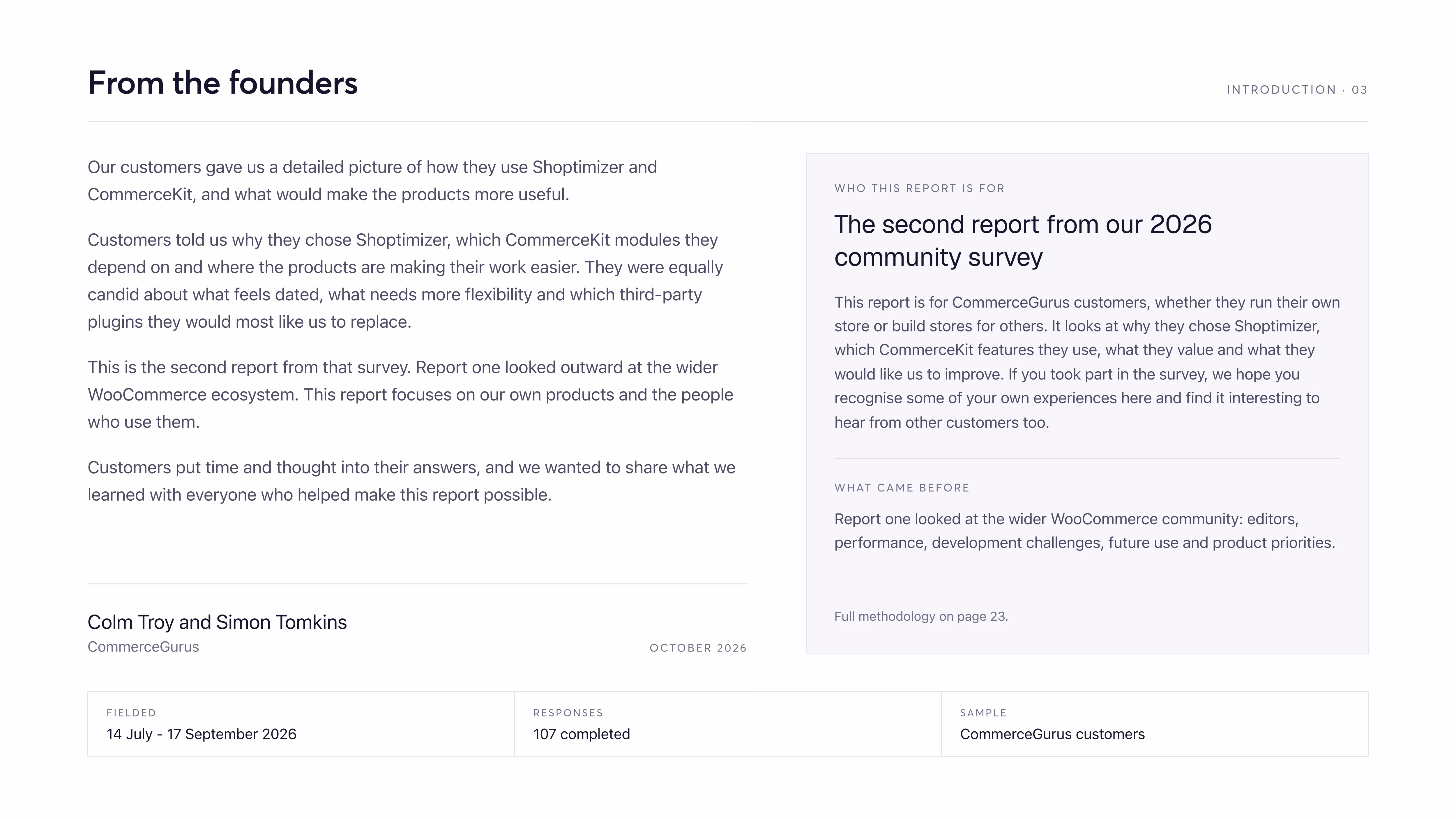 From the founders: customer experiences with Shoptimizer and CommerceKit