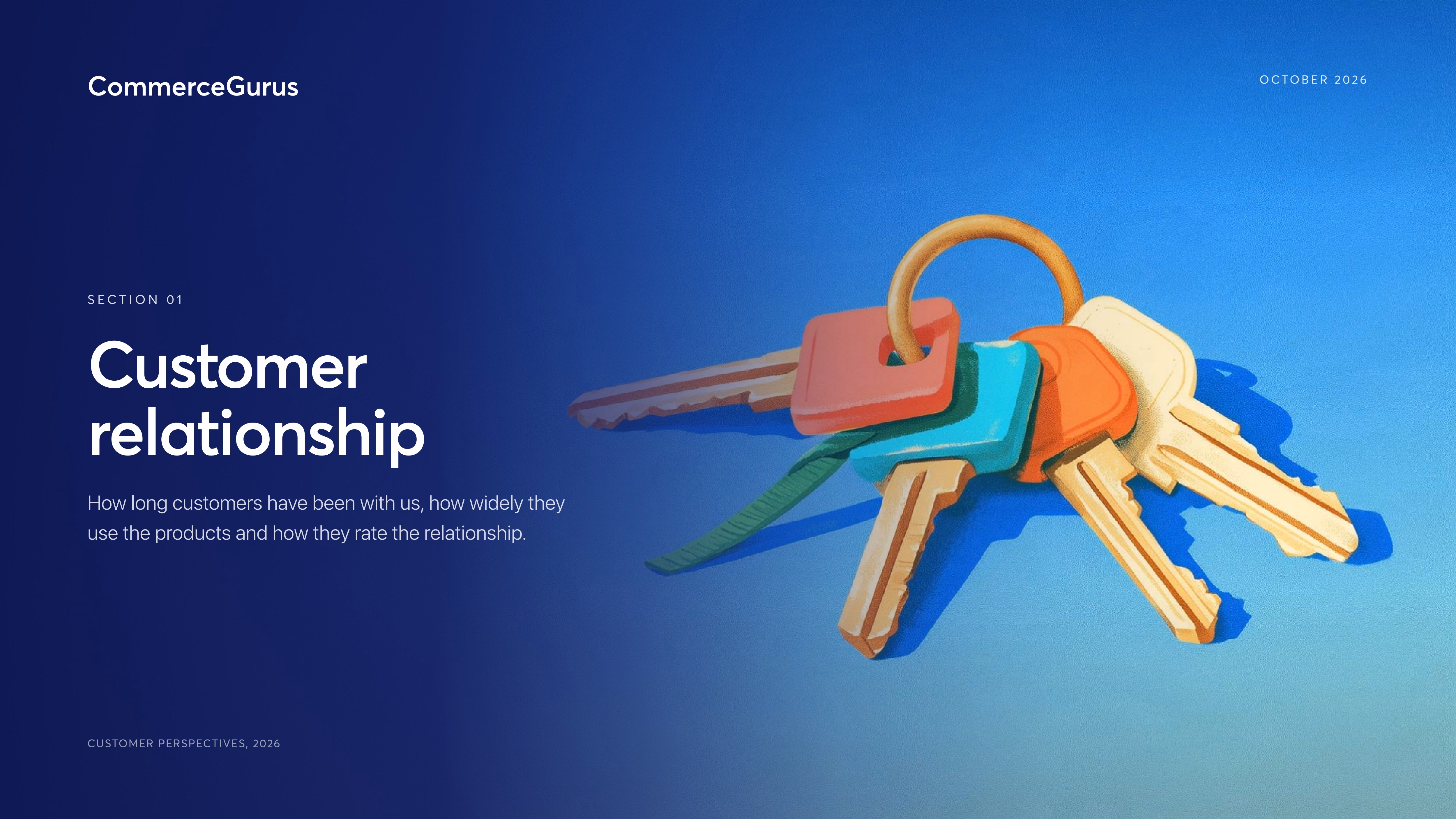 Section divider: customer relationship